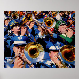 trombone mob AKA band geeks gone wild Poster