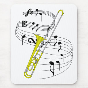 Trombone Mouse Pad