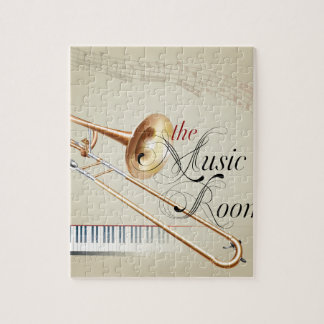 Trombone Music Room Jigsaw Puzzle
