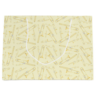 Trombone Musician Band Teacher  Large Gift Bag