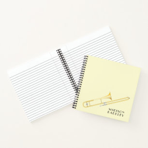 Trombone Musician Band Teacher Notebook