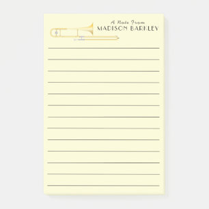 Trombone Musician Band Teacher Notes