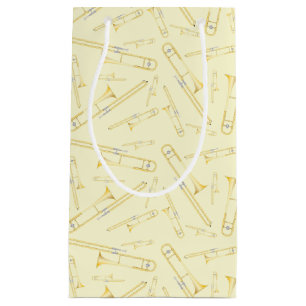 Trombone Musician Band Teacher Small Gift Bag