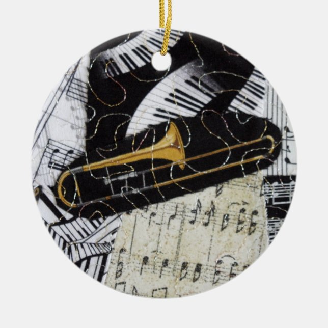 Trombone Ornament (Front)