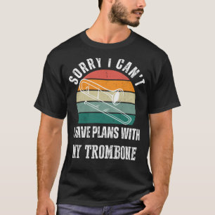 Trombone Plans Tee: Slide into Humour & Musical Ex T-Shirt