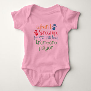 Trombone Player (Future) Child Baby Bodysuit