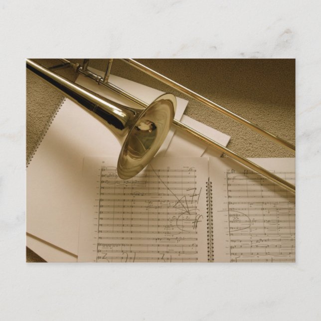 Trombone postcard (Front)