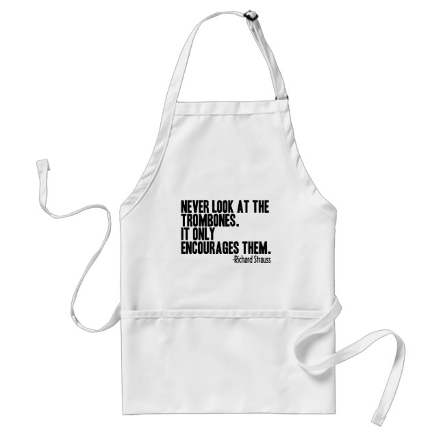 Trombone Quote Standard Apron (Front)
