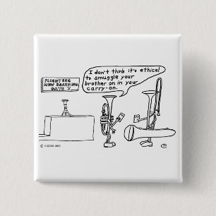 Trombone Smuggling 15 Cm Square Badge