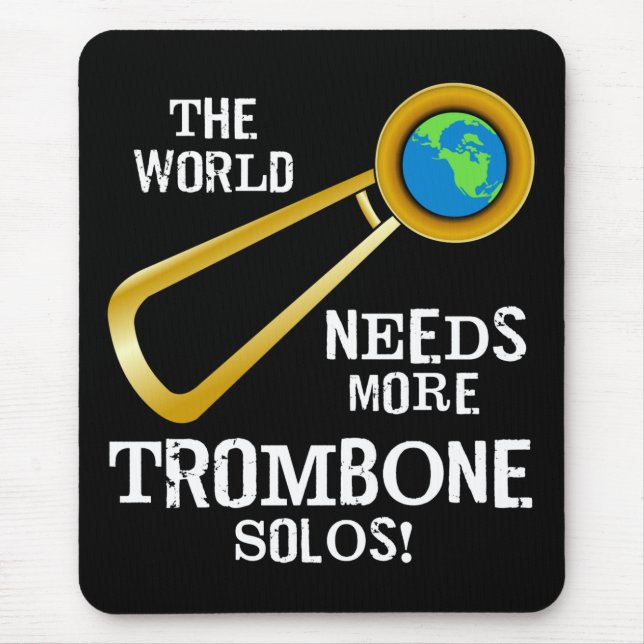Trombone Solos Mouse Pad (Front)