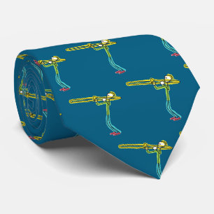 Trombone Stickman Tie
