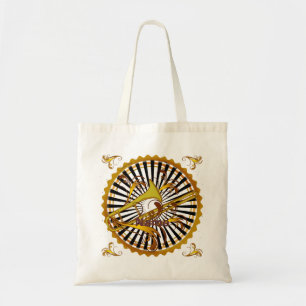 Trombone Swirls tote bag