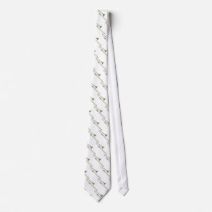 Trombone Tie (white)