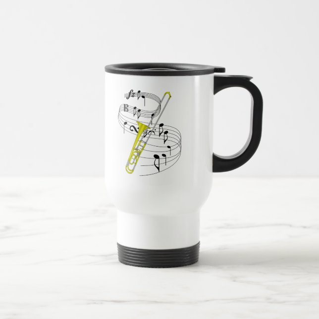 Trombone Travel Mug (Right)