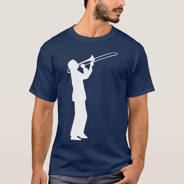 Trombone Trombonist Musician T-Shirt (Front)