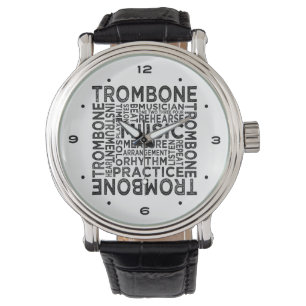 Trombone Typography Watch