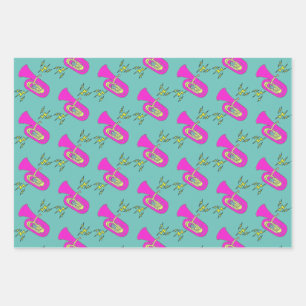 Trombone Wrapping Paper Sheet