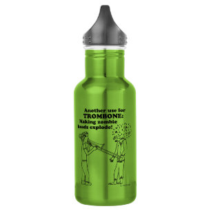 Trombone Zombie Explode 532 Ml Water Bottle