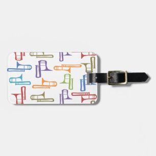 Trombones Luggage Tag