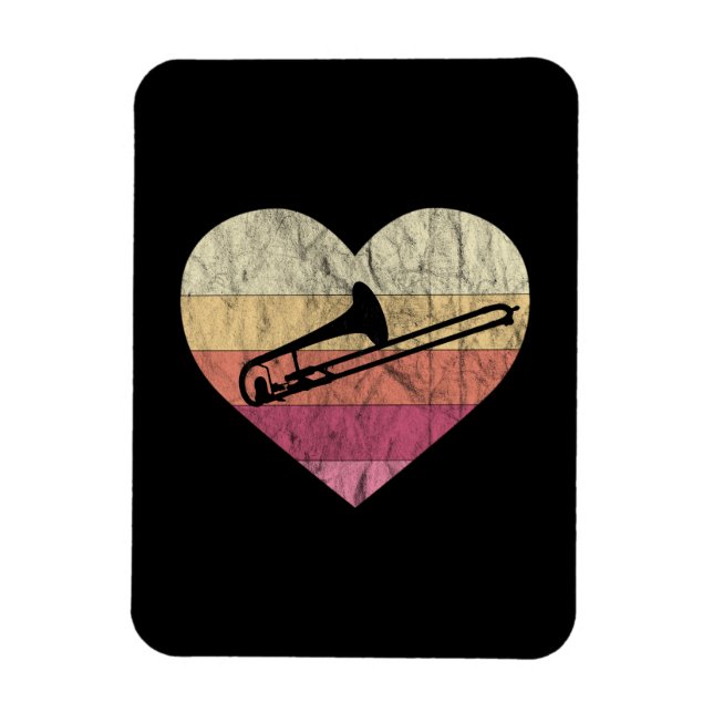 Trombonist Loves Playing Trombone Magnet (Vertical)
