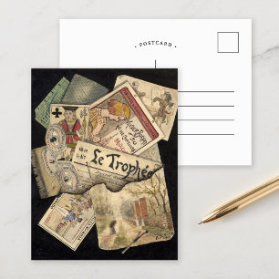 Trompe l’œil   E. Delcroix Postcard