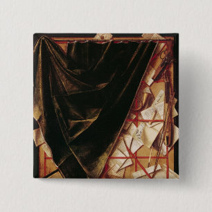 Trompe l'Oeil 15 Cm Square Badge