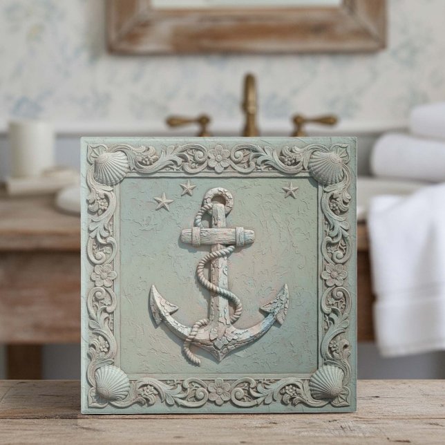 Trompe L'oeil Marine Life Anchor ID1190c Tile (Creator Uploaded)
