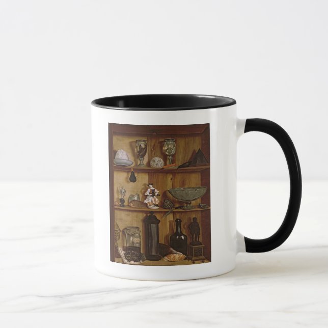 Trompe l'Oeil with a Statuette of Hercules Mug (Right)