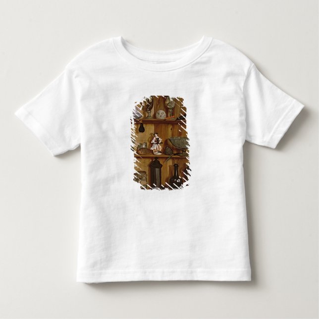 Trompe l'Oeil with a Statuette of Hercules Toddler T-Shirt (Front)