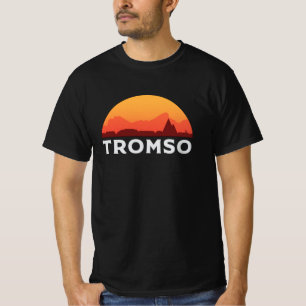 Tromso Norway City Skyline Cityscape Funny Gift T-Shirt