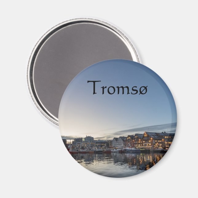 Tromso Norway Magnet (Front/Back)