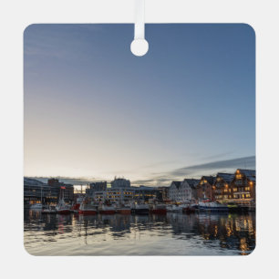 Tromso Norway Metal Tree Decoration