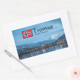 Tromso Norway Rectangular Sticker