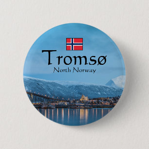 Tromso Norway Souvenir 6 Cm Round Badge