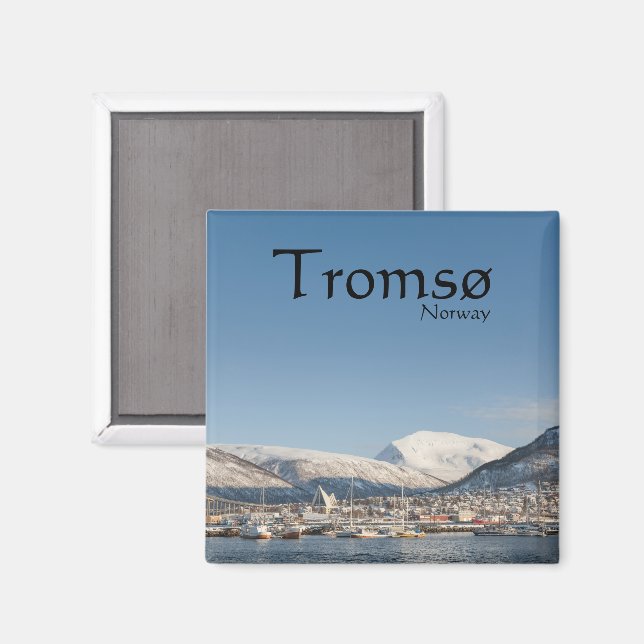 Tromso Norway Souvenir Magnet (Front/Back)
