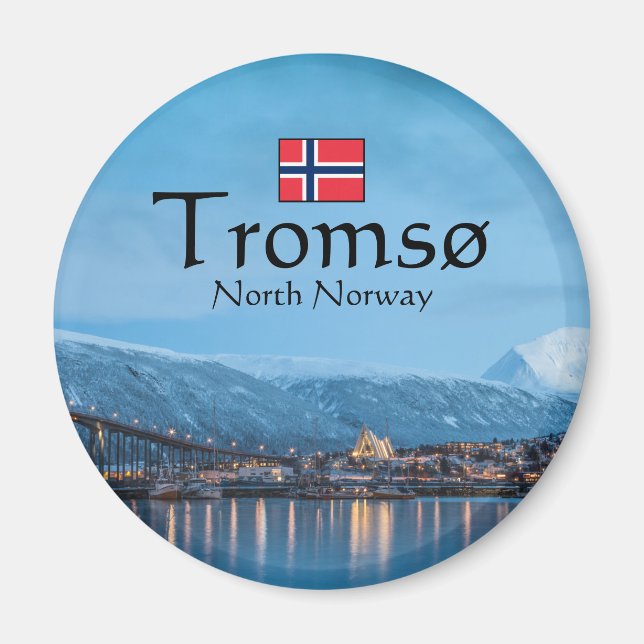 Tromso Norway Souvenir Magnet (Front)