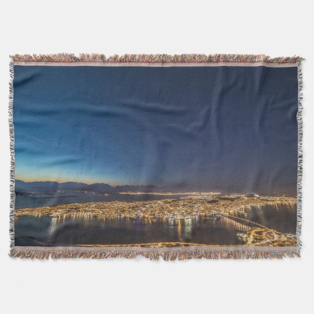 Tromso Norway Throw Blanket (Front)