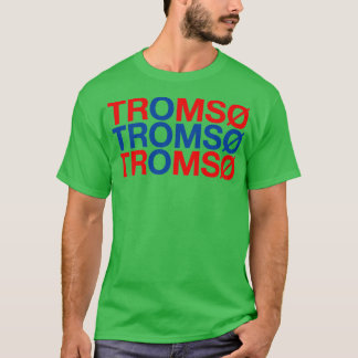 TROMSO Norwegian Flag T-Shirt