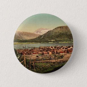 Tromso, Troms, Nord-Norge, Norway 6 Cm Round Badge