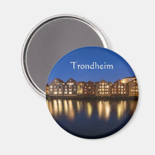 Trondheim at Night Magnet
