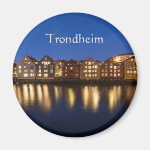 Trondheim at Night Magnet