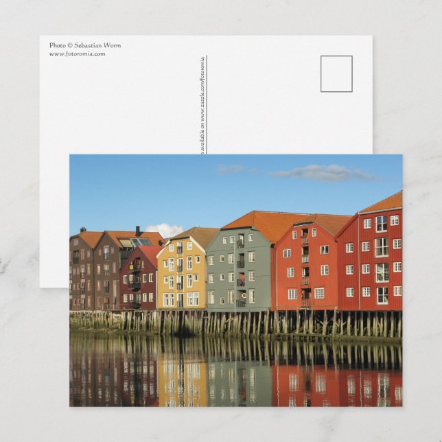 Trondheim Norway Postcard (Front/Back)