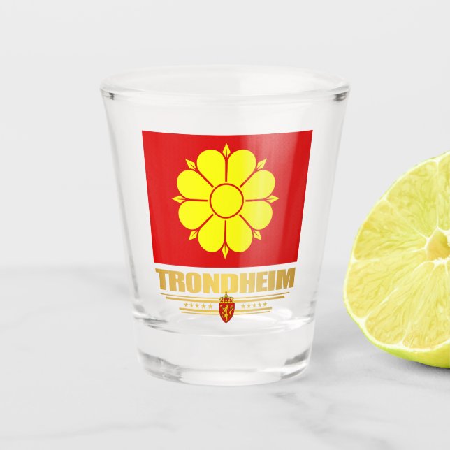Trondheim Shot Glass (Front)