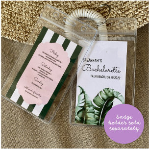  Troop Beverly Hills Itinerary for Badge Holder Bu Business Card