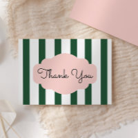 Troop Beverly Hills Pink & Green Thank You