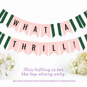 Troop Beverly Hills "What a Thrill" String 1 Bunting