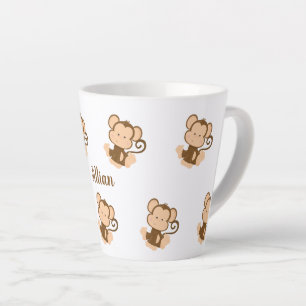 Troop of Monkeys Personalised Latte Mug
