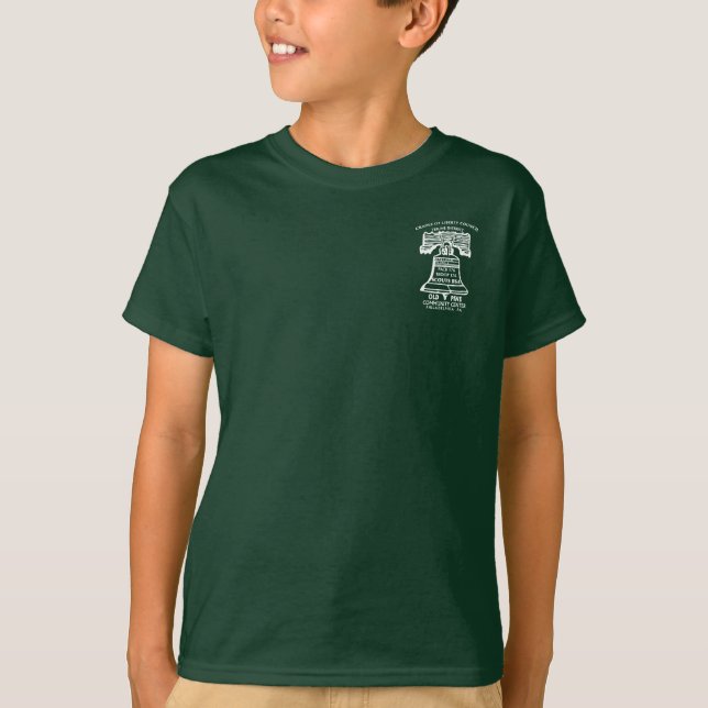 Troop Youth Back Logo Green Shirt (Front)