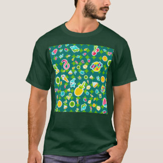 tropcal summer pattern nature patterns T-Shirt