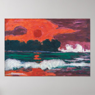 Tropensonne   Emil Nolde   Poster